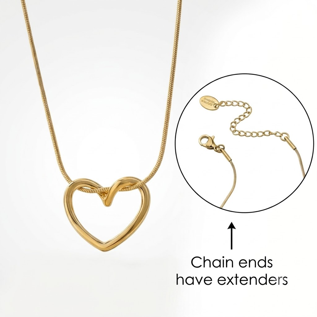 Heart Necklace for Girls