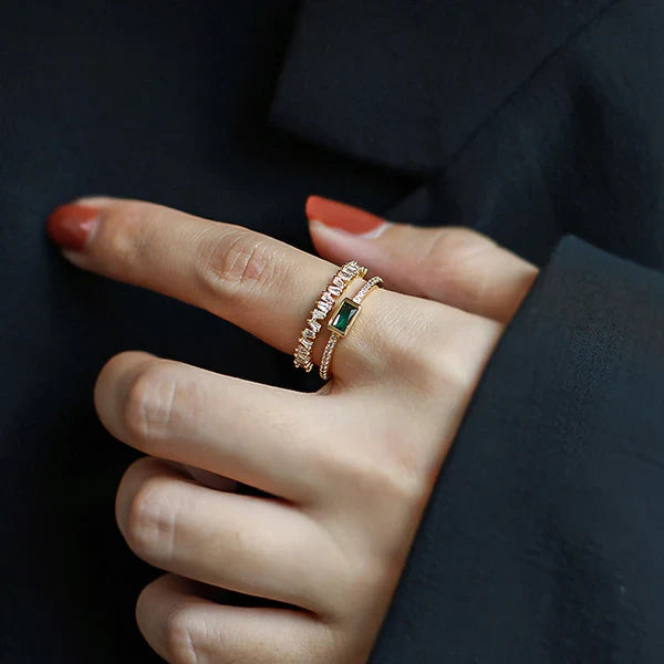 Emerald Stone Ring