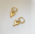 Heart Hoop Earrings