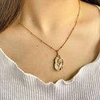 White Tulip Necklace